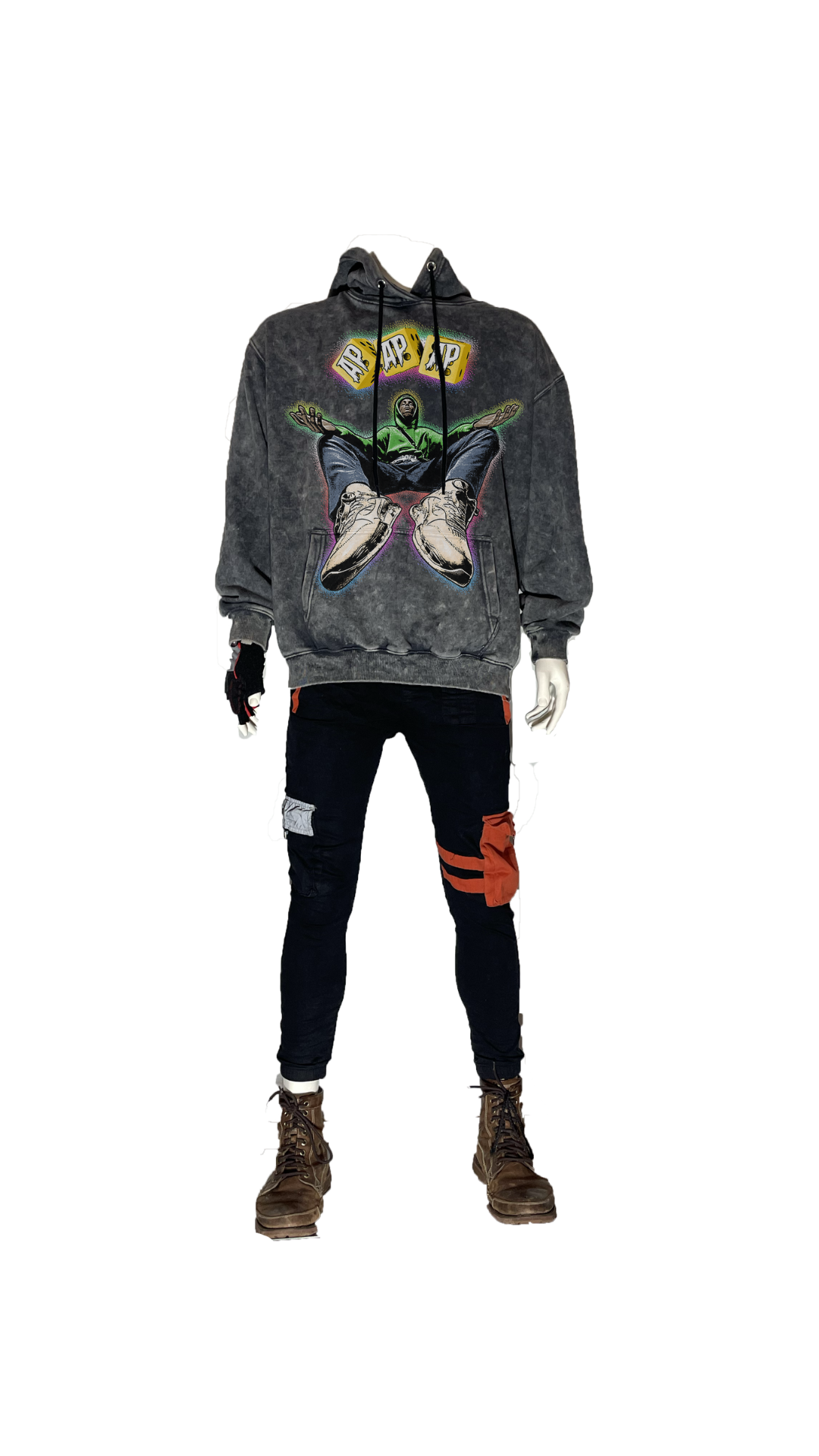 AP Dice Stone Grey Hoodie