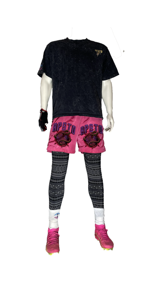 AP World Serpent Active Shorts Hot Pink