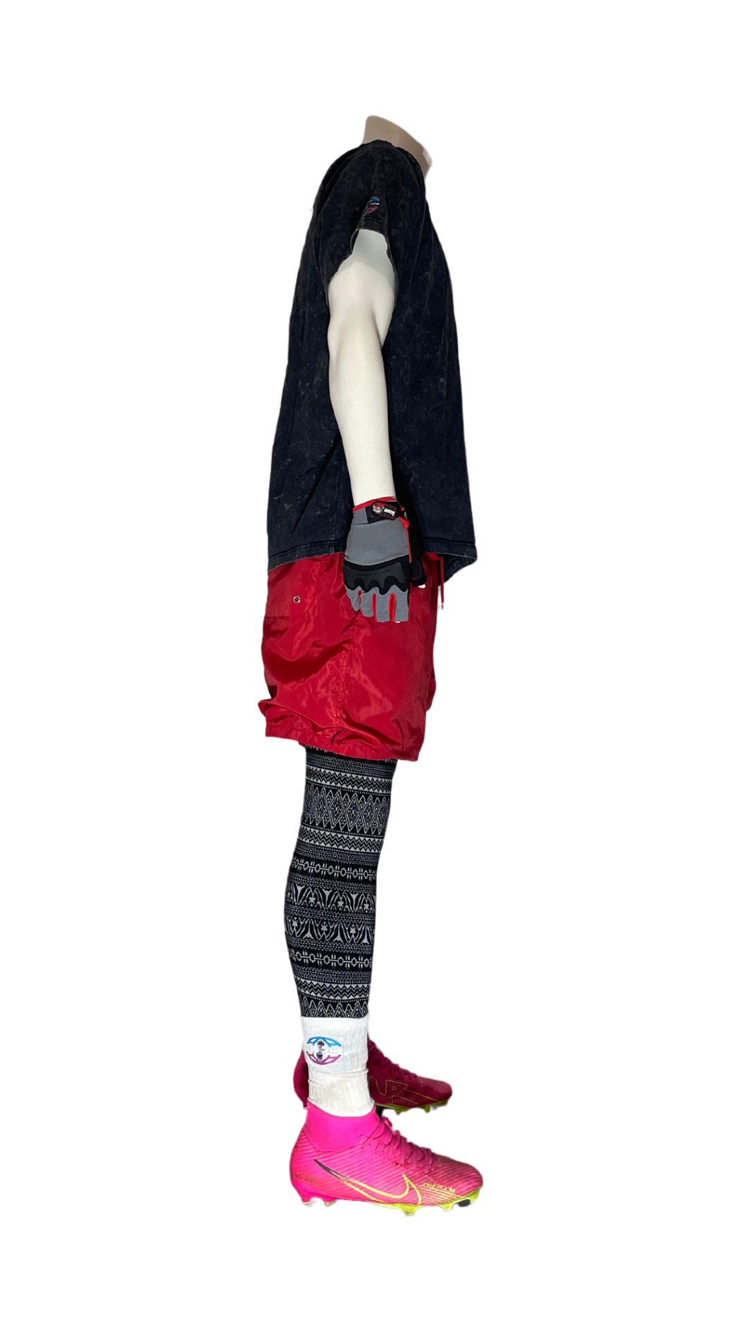 AP Angel Negative Active Shorts Red