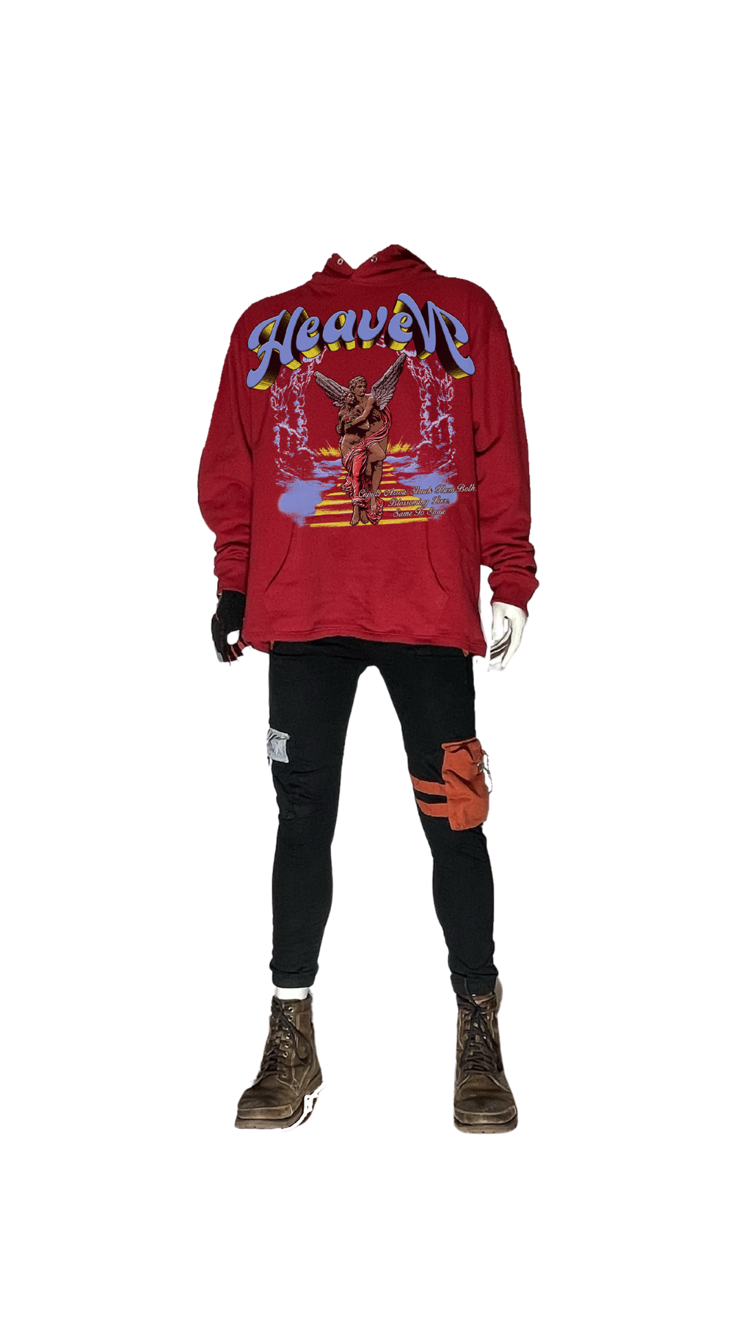 Heaven Heavy Red Hoodie