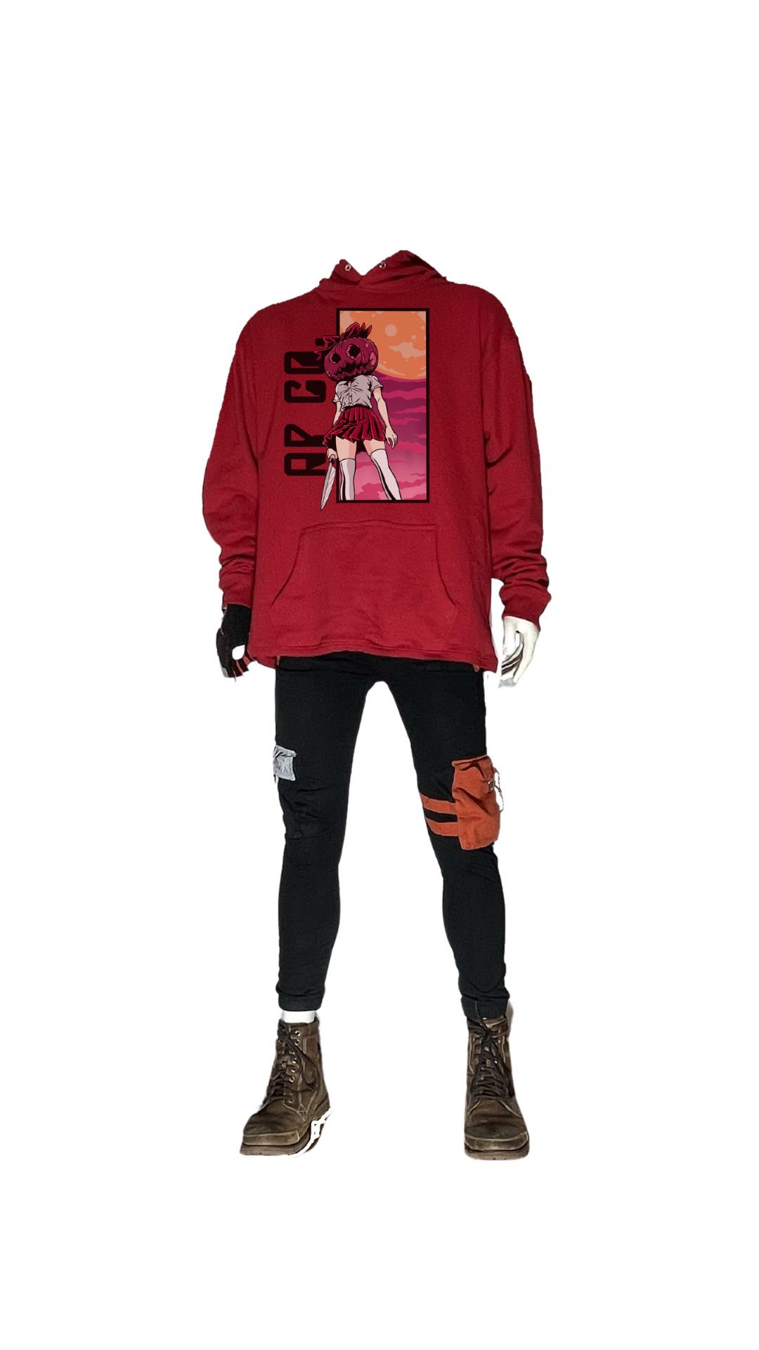 AP Penelope Heavy Red Hoodie