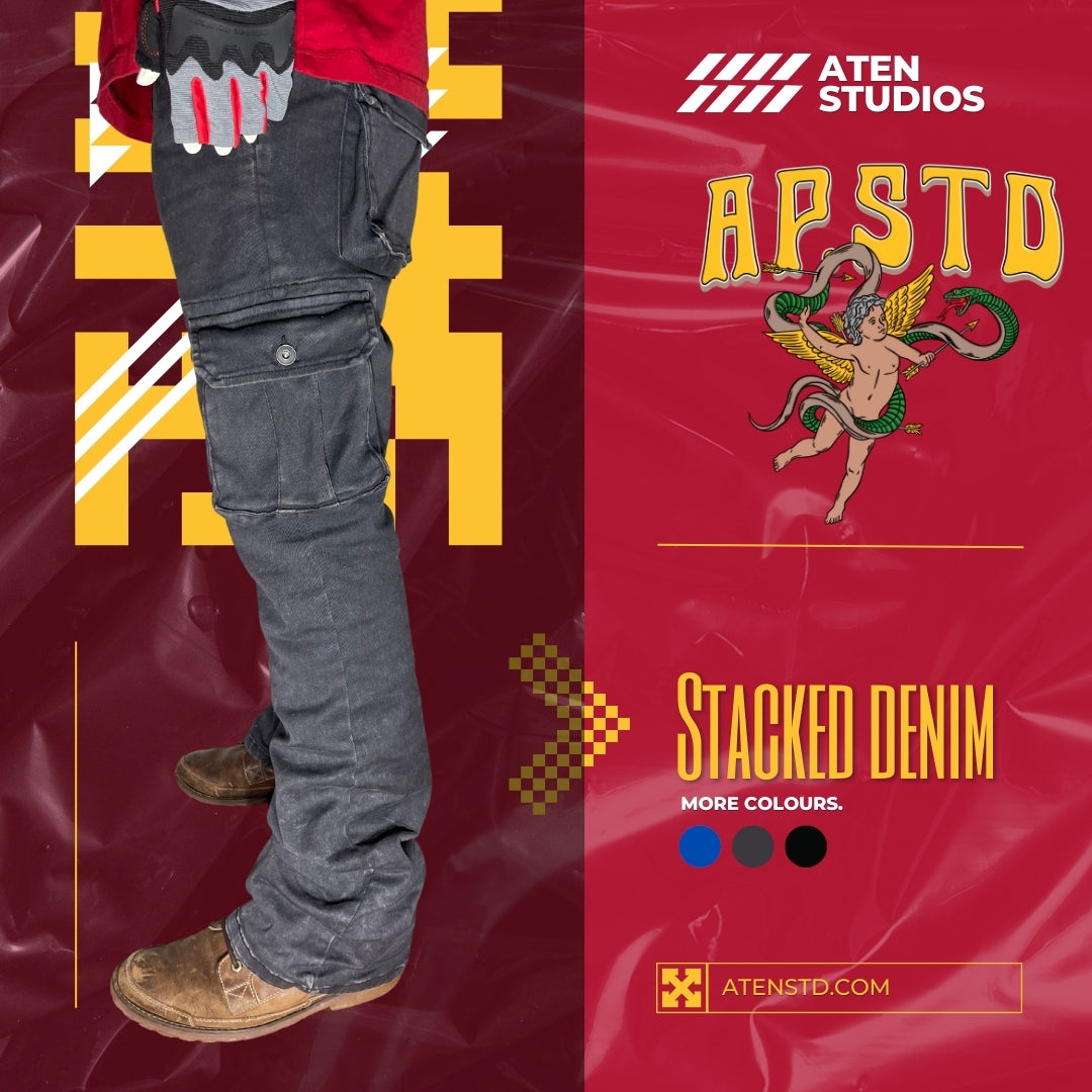Stacked Denim Cargo